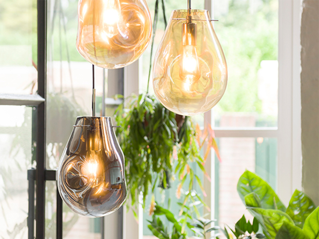 Kameel poll Verlaten Hanglamp Charlie | 7 glazen lampen | Accessoires | Coco Maison