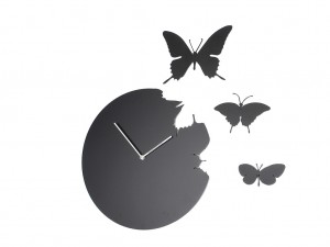 klok butterfly zwart intertime deruijtermeubel cruquius wonen