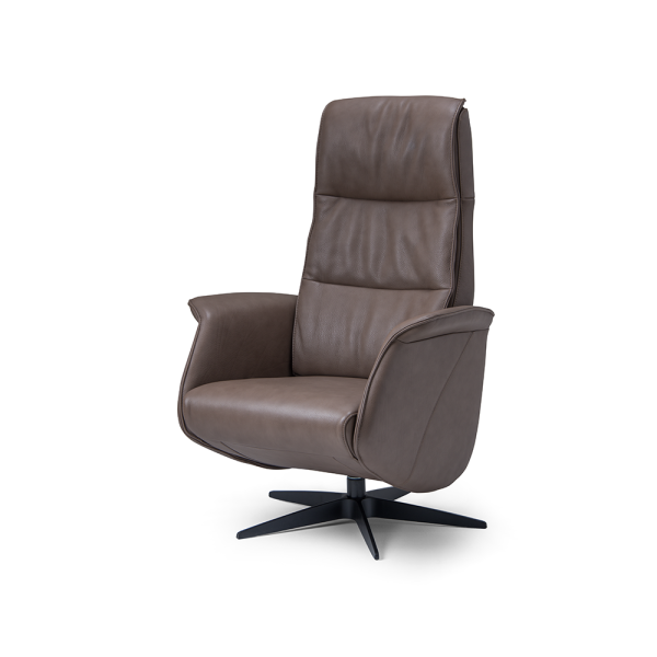 relaxfauteuil Senza SZ151 detoekomst fauteuils cruquius Nederland in leder bruin