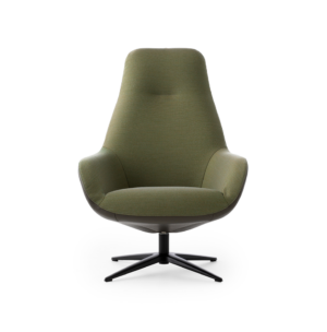 fauteuil spot two in stof groen design deruijtermeubel pode