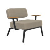 lounge chair ode arm beige studio henk design fauteuils cruquius boulevard