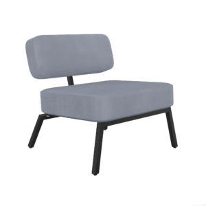 lounge chair ode zonder arm blauw studio henk design fauteuils cruquius boulevard