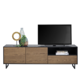 tv dressoir verdo hout met zwart woonprogramma inhouse cruquius