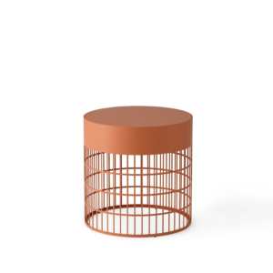 bijzettafel mesh designtafels cruquius roze copper pode design