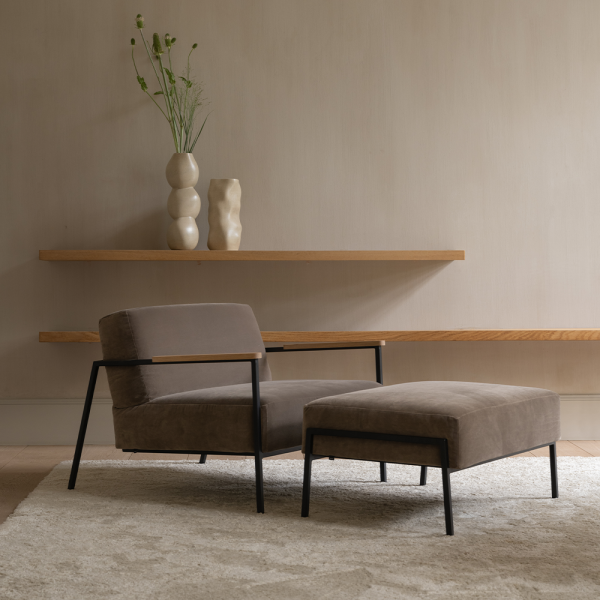sfeer woonkamer loungechair Co lounge designfauteuils studio henk scandinavische meubelen