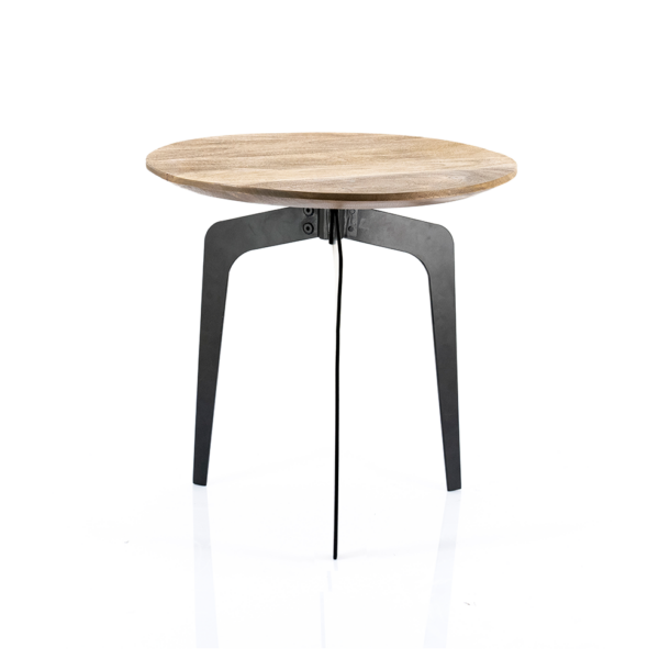 bijzettafel kenji metaal hout byboo tafels trendy collectie 2023