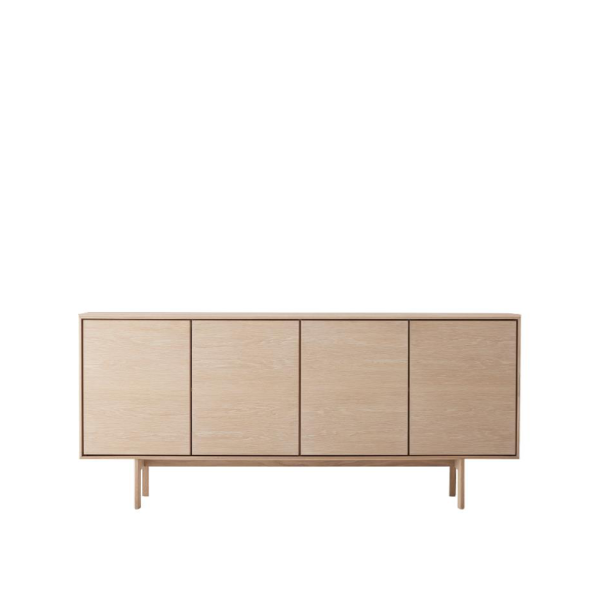 tv meubel #544 van skovby hout met halfautomatische vouwdeuren