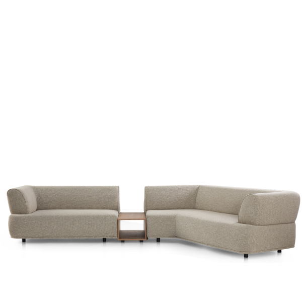Lila dyyk organisch beige comfortabel strak design