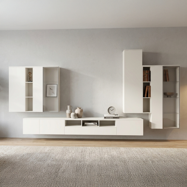 Witte wandkast Cubo sudbrock