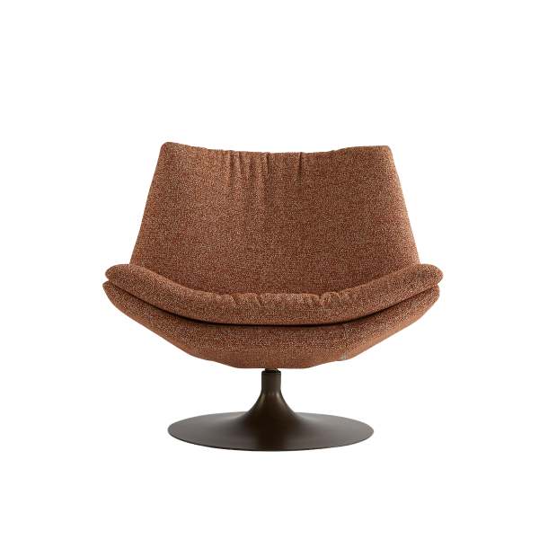 fauteuil Papillon, Dyyk fauteuil, draaifauteuil, loungefauteuil, moderne fauteuil, comfortabele fauteuil, fauteuil met trompetvoet, fauteuil met draaivoet