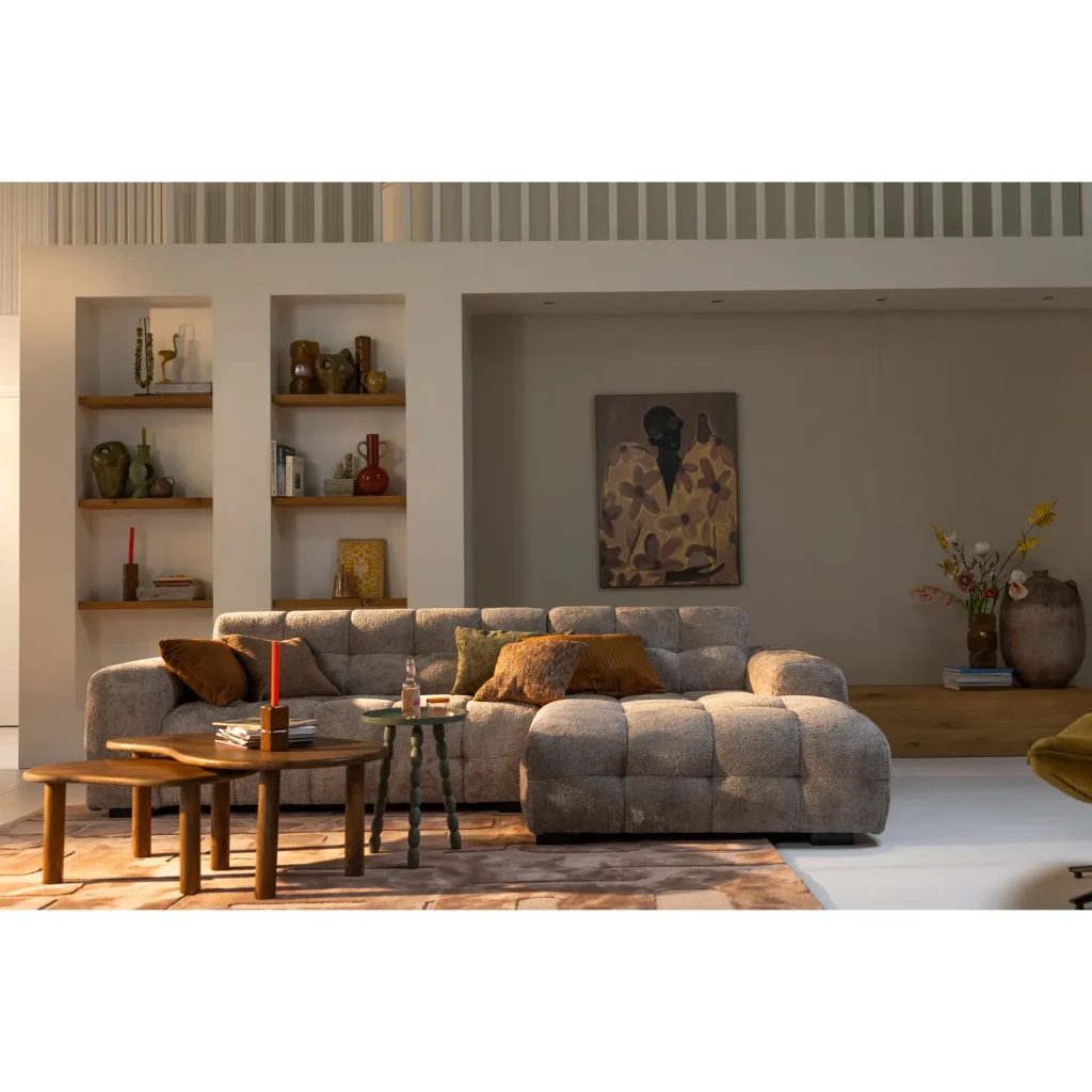 Piastri bank bubbel bank met dressoir achter bank