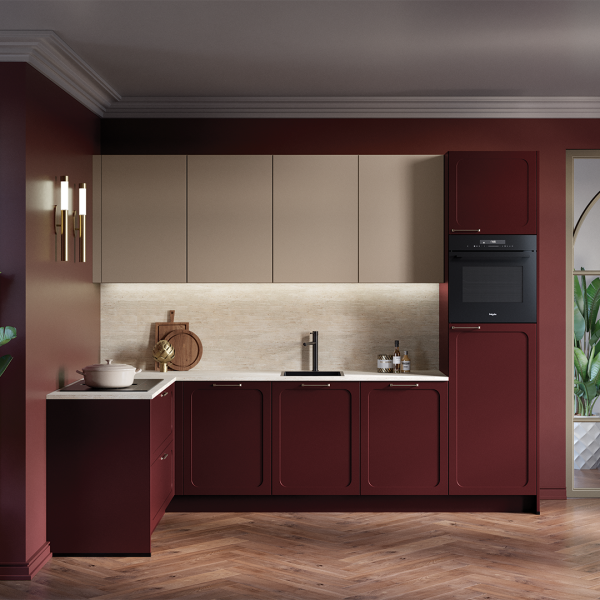 Combikeuken Araldi Ensor in moderne uitvoering met complete apparatuur