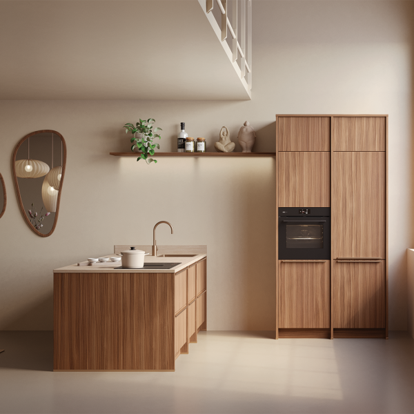 Keuken Morelli in moderne uitvoering met strakke fronten en hoogwaardige afwerking