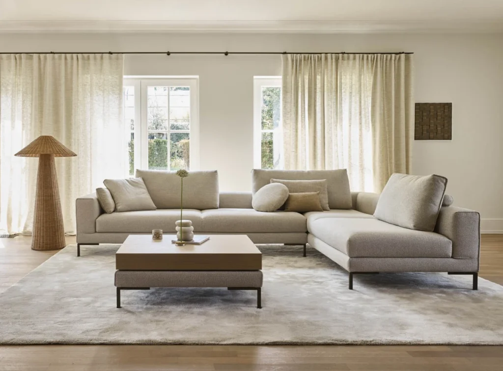 Design bank beige modern japani