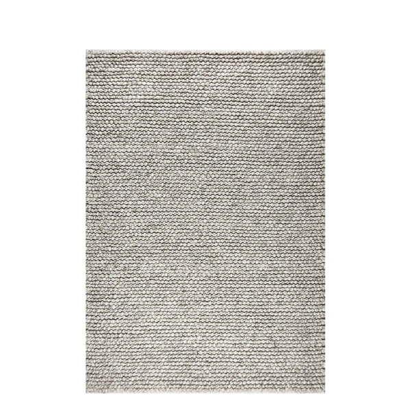 Vloerkleed Reno NT Grijs van Perez handgeweven wol met warme uitstraling