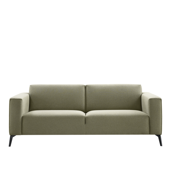 3-zitsbank Summita van INHOUSE met metalen poten en stoffering