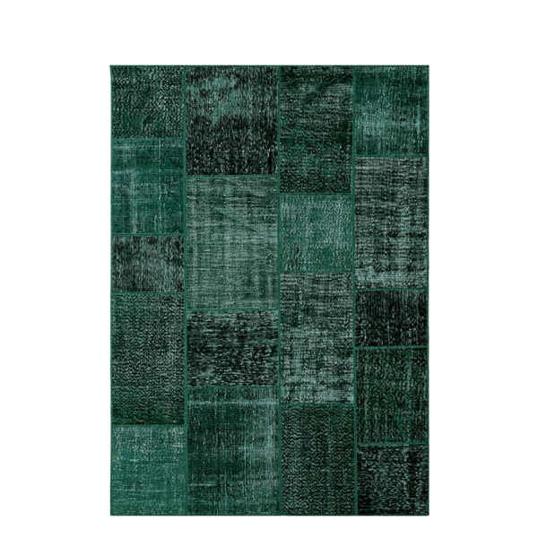 Handgeknoopt vloerkleed Ankara van Perez met rijke wolstructuur in een warm en stijlvol interieur