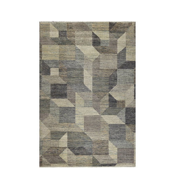 Vloerkleed Patri K grijs van Perez combineert een tijdloos patroon met comfort en kwaliteit voor een stijlvol interieur.