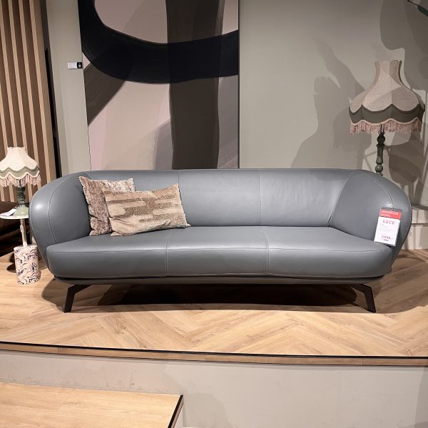 3-Zitsbank Flint Leder