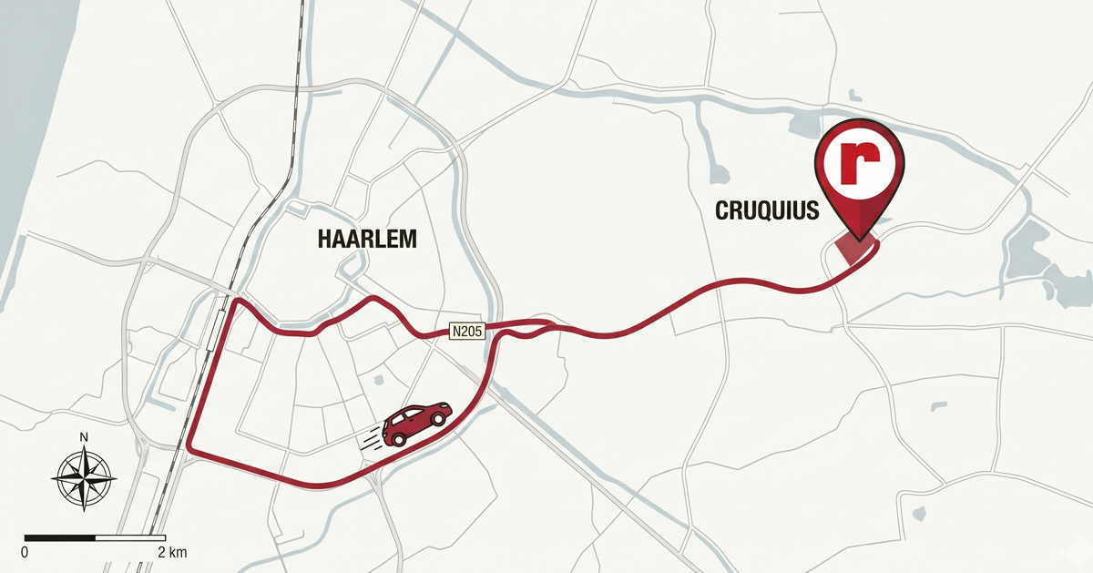 De Ruijtermeubel in Cruquius is als woonwinkel Haarlem goed te bereiken