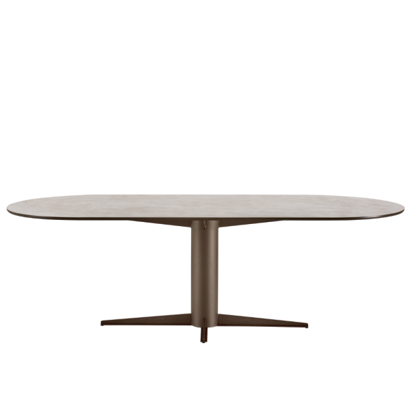 Eettafel Nomira plat ovaal