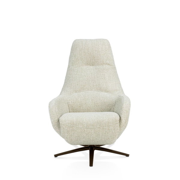 XOOON Arco relaxfauteuil met draaibare voet en verstelbare hoofdsteun